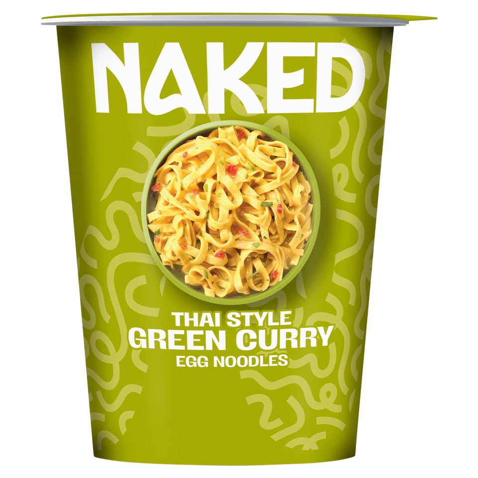 Naked Thai Style Green Curry Egg Noodles 78g