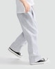 image 2 of F&F Boys Cotton Rich Wide Leg Drawstring Joggers in Grey Marl
