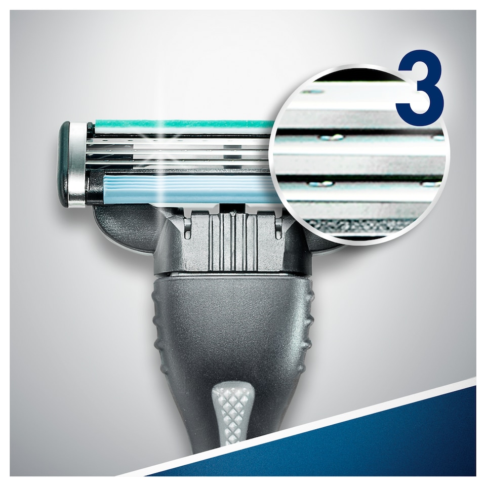 image 1 of Gillette Mach 3 Disposable Men's Razors 5 Pack