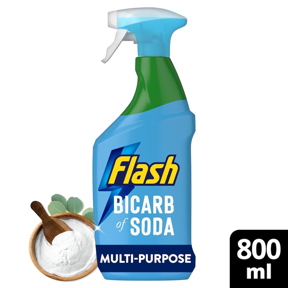 image 1 of Flash All Purpose Spray Traditional Bicarbonate Of Soda 800Ml
