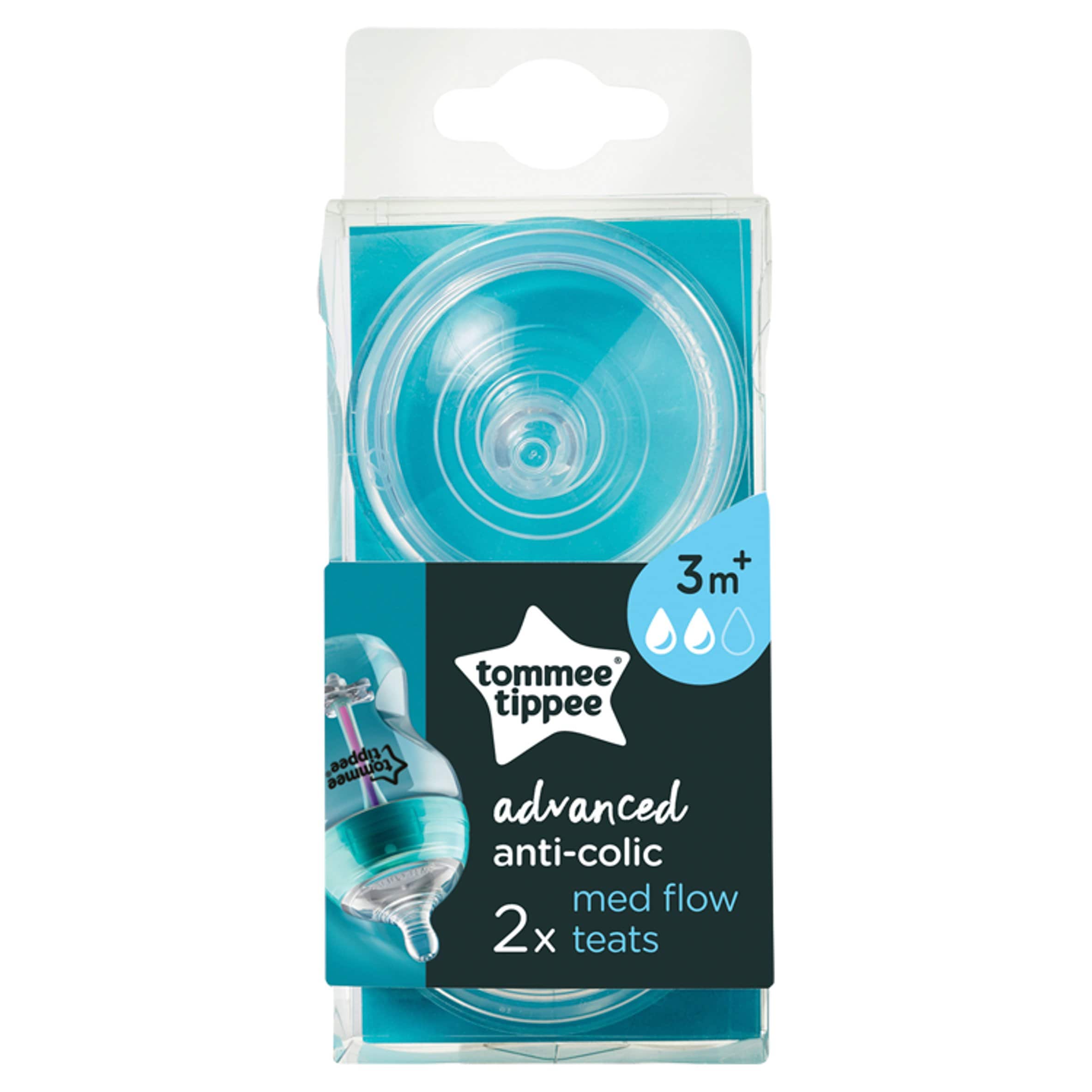tommee tippee anti colic teat collapse