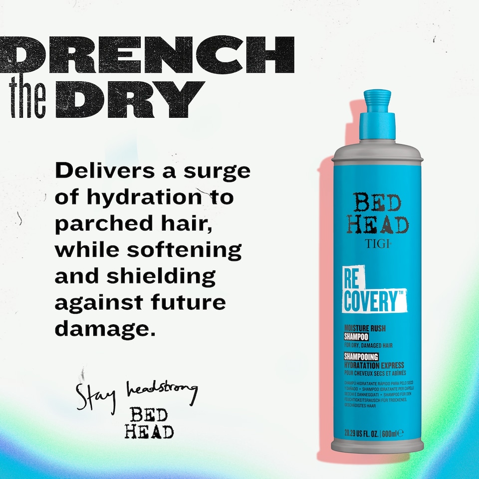 image 1 of Bed Head Tigi Recovery Moisture Rush Shampoo 400Ml