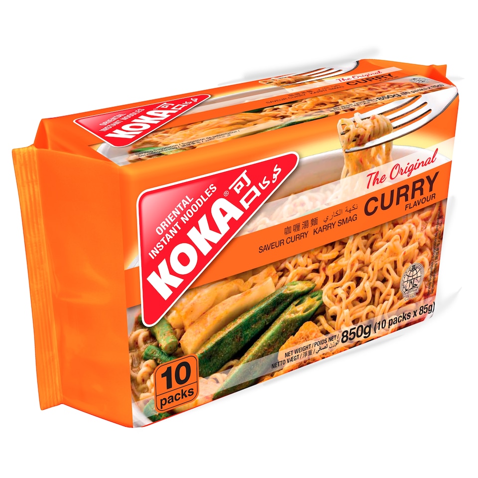 Koka Curry Noodle 10 Pack 6X850g