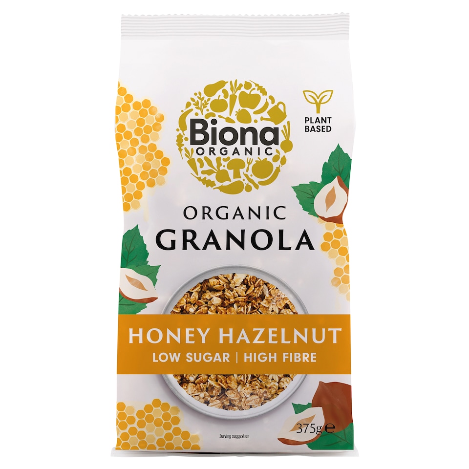 Biona Organic Granola Honey Hazelnut 375g