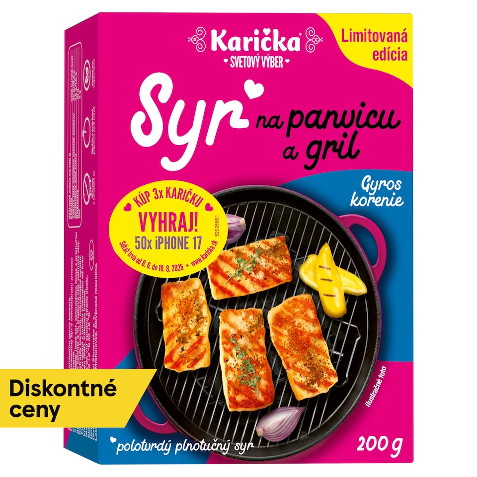 Karička Syr na panvicu a gril typu Halloumi Gyros korenie 200 g