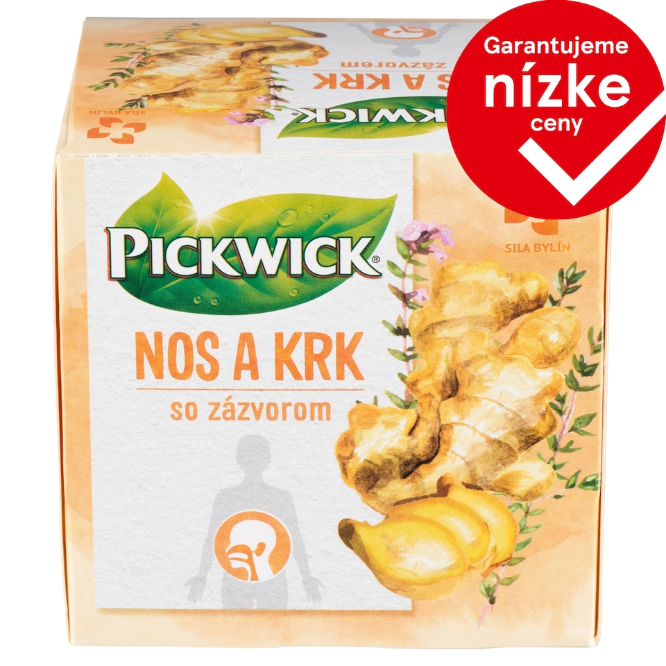 image 1 of Pickwick Nose and Throat with Ginger Herbal Tea 10 x 2 g (20 g)