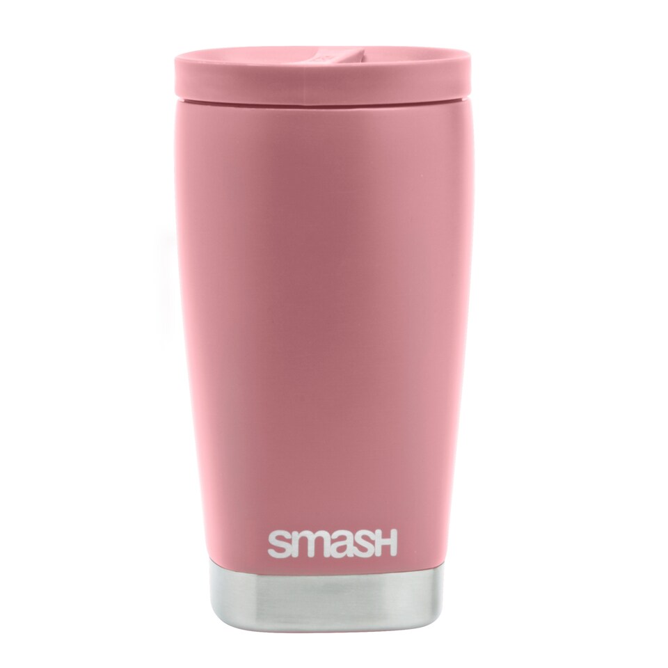 image 1 of Smash Pink Twist & Lock Coffee Cup 350ml