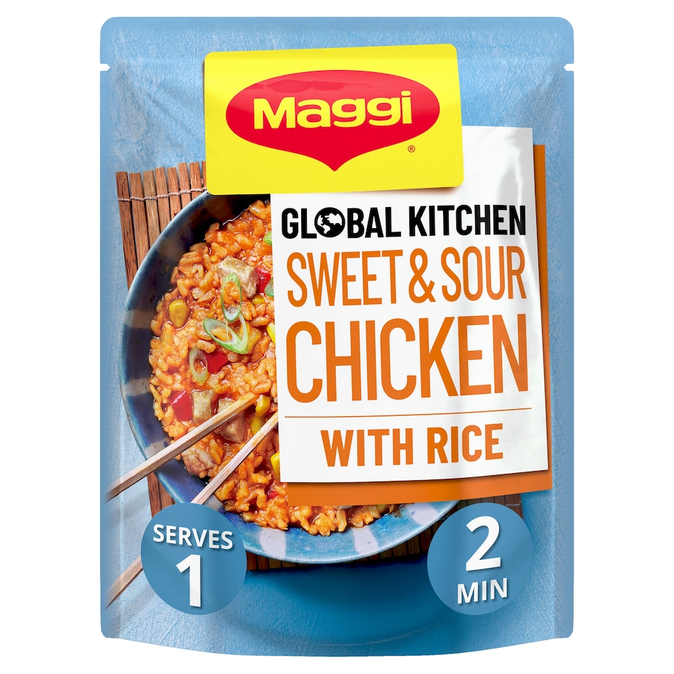image 1 of Maggi Global Kitchen Sweet and Sour Chicken with Rice Ready Meal 260g