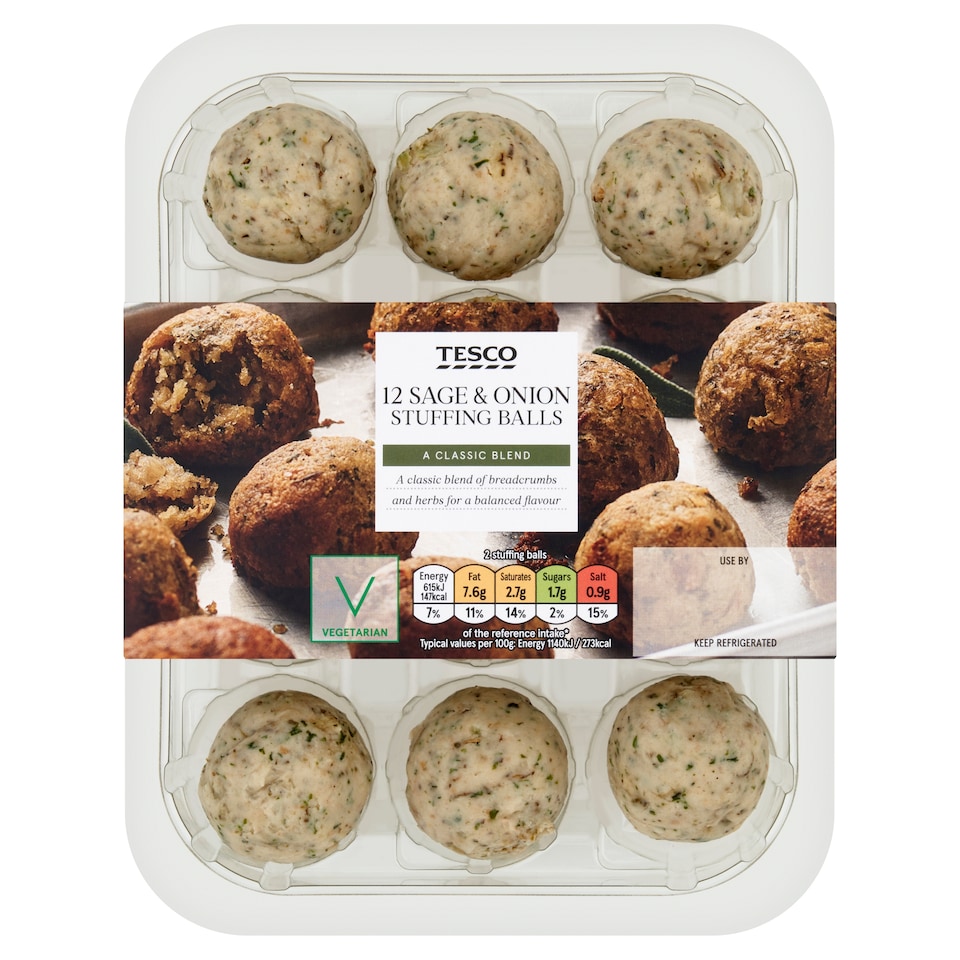 Tesco Sage & Onion Stuffing 336G