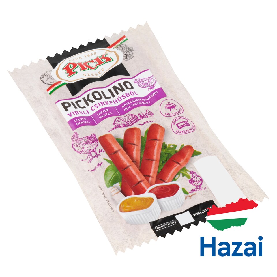 PICK Pickolino virsli csirkehúsból 140 g