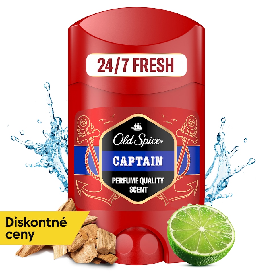 image 1 of Old Spice Captain Men's Deodorant Stick 50ml