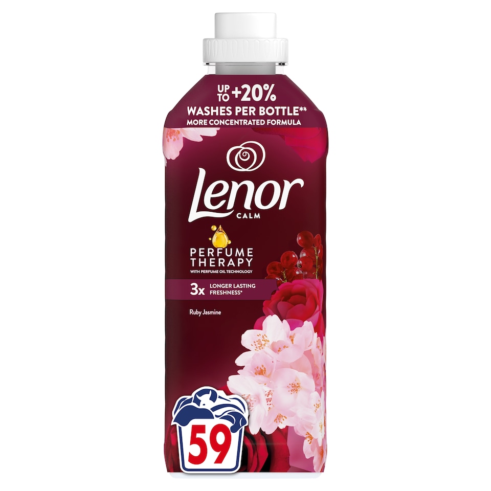 image 1 of Lenor Fabric Conditioner  59 Washes, Ruby Jasmine