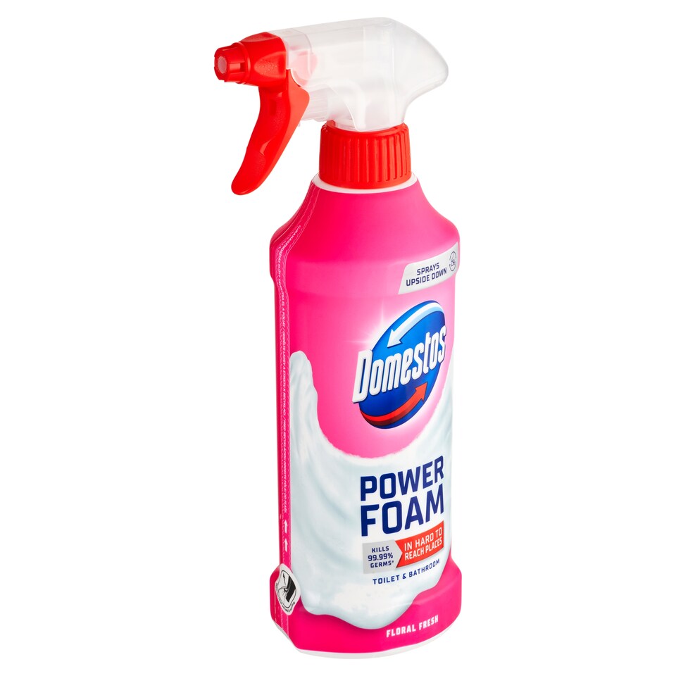 obrázok 1 z Domestos Power Foam čistič toalety Floral Fresh 435 ml