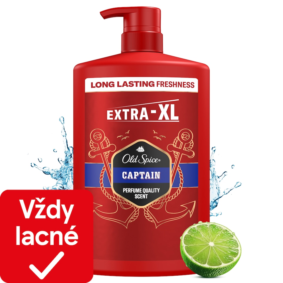 obrázok 1 z Old Spice Captain 3 V 1 Sprchový Gél A Šampón Pre Mužov 1000ml