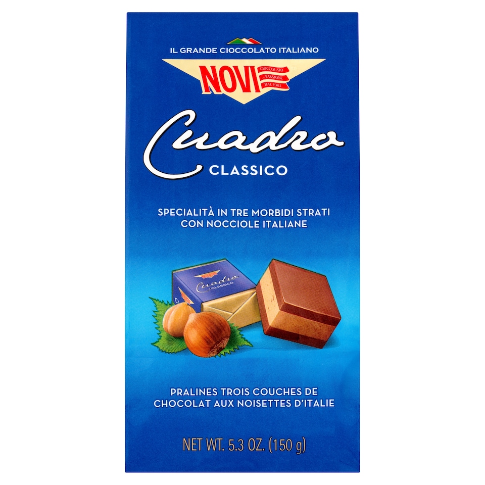 Novi Cuadro Classico praliné mogyorós csokoládéval 150 g  1. kép
