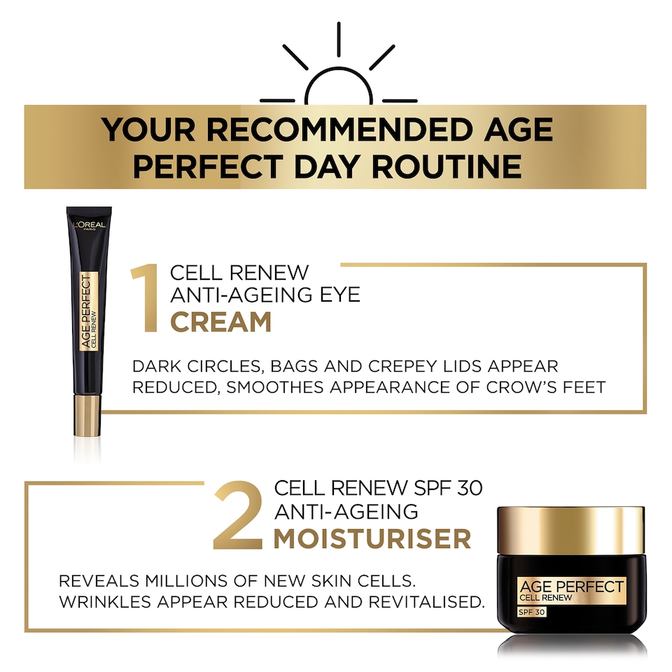 image 1 of L'Oreal Paris Age Perfect Cell Renew Day Cream SPF 30 50ml