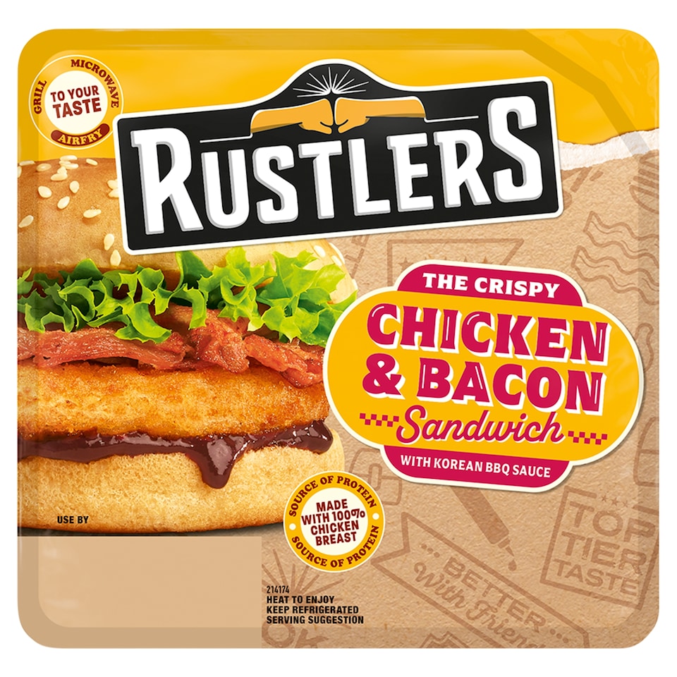 Rustlers Chicken and Bacon Burger 145g