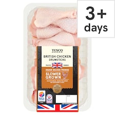 Tesco Slower Grown Chicken Drumsticks 1kg