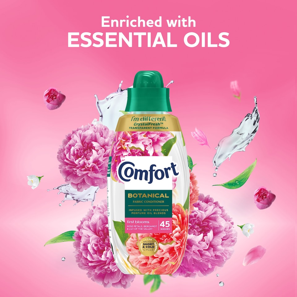 image 1 of Comfort Botanical First Blooms Fabric Conditioner 45 Washes 675ml
