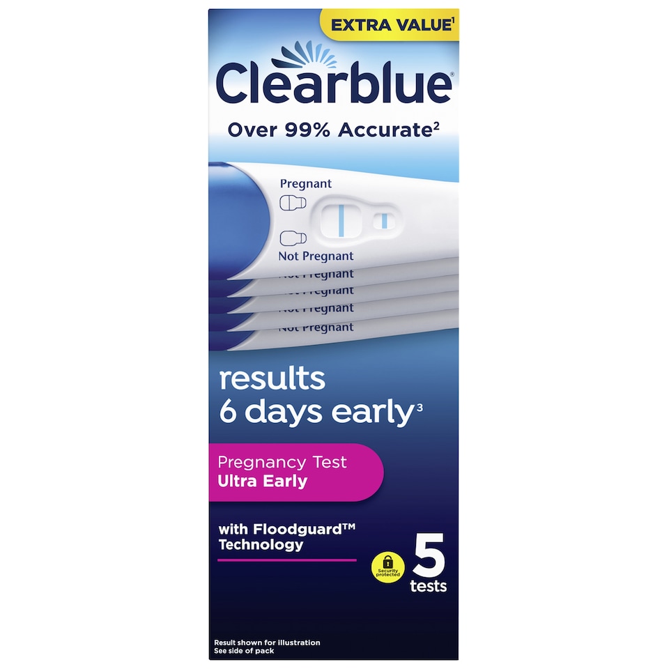 image 1 of Clearblue Early Detection Pregnancy Test 5 pack