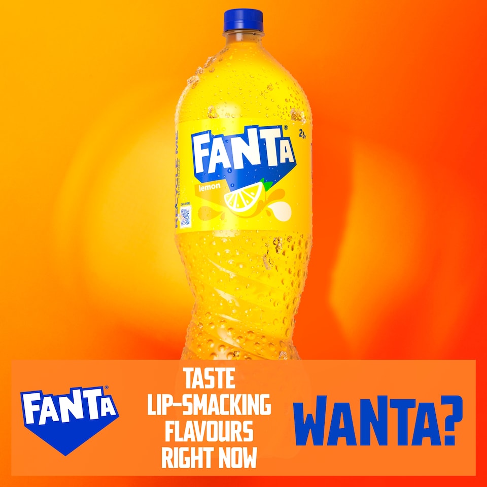 image 1 of Fanta Lemon Soft Drink Bottle 2L