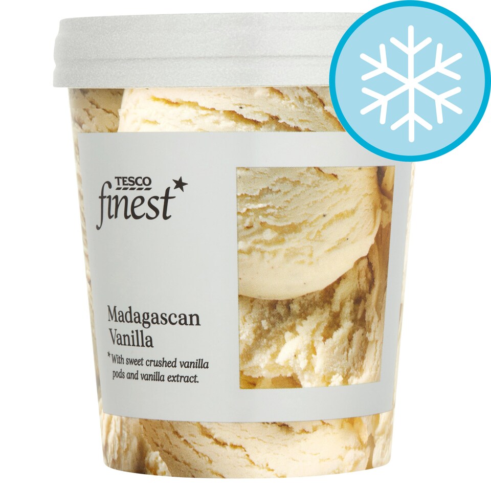 Tesco Finest Madagascan Vanilla Ice Cream 500Ml
