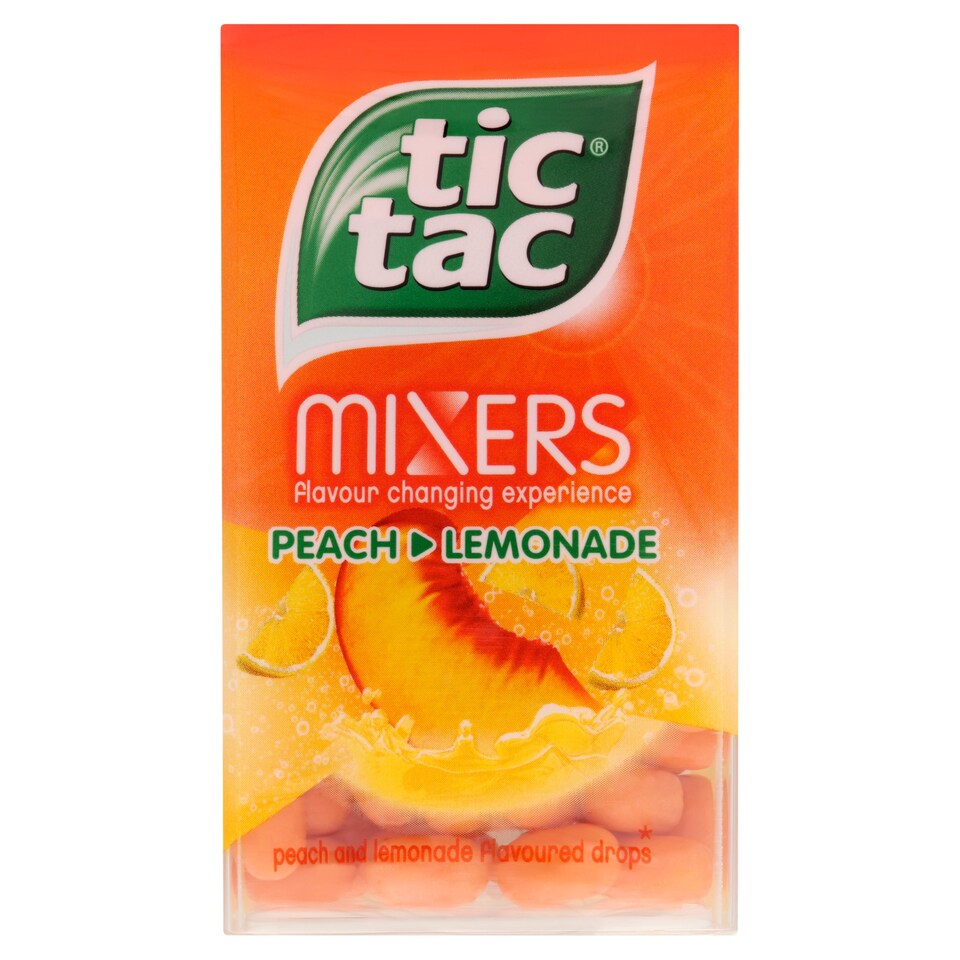 Tic Tac Mixers Peach/Lemonade 49G