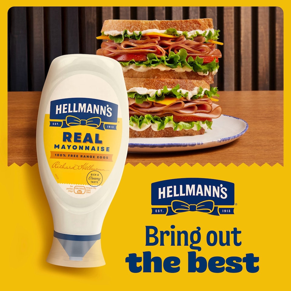 image 1 of Hellmann's Real Mayonnaise Squeezy 430ml