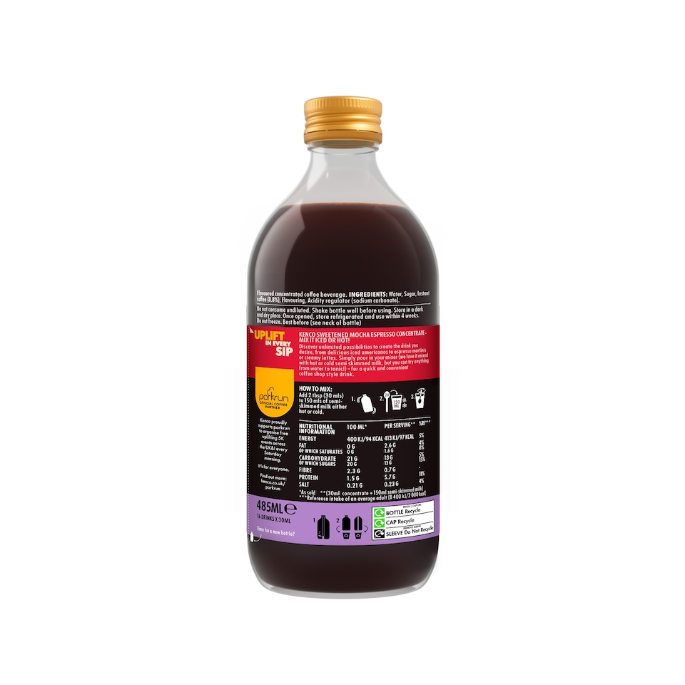 image 1 of KENCO ICED HOT ESPRESSO CONCENTRATE MOCHA 485 ML