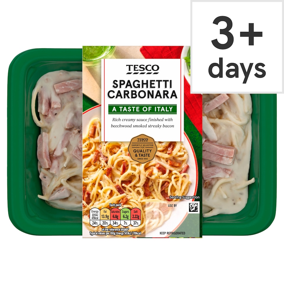 Tesco Spaghetti Carbonara 400G