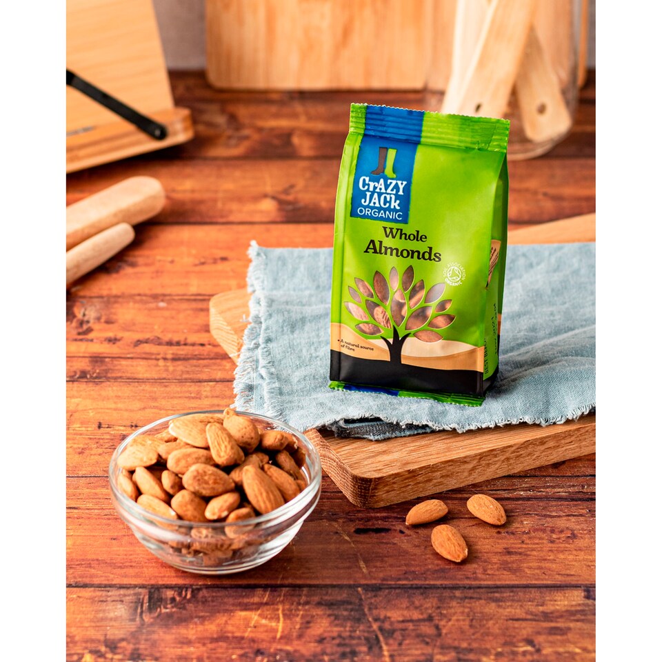 image 1 of Crazy Jack Organic Almonds 100G