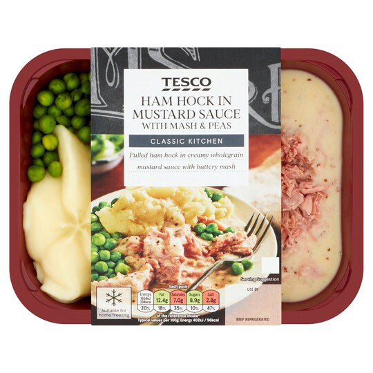 Tesco Ham Hock In Mustard Sauce 450G Tesco Groceries