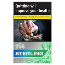 Sterling Dual Leaf Wrapped 20 Cigarillios