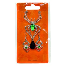 Spider Neklace and Earring