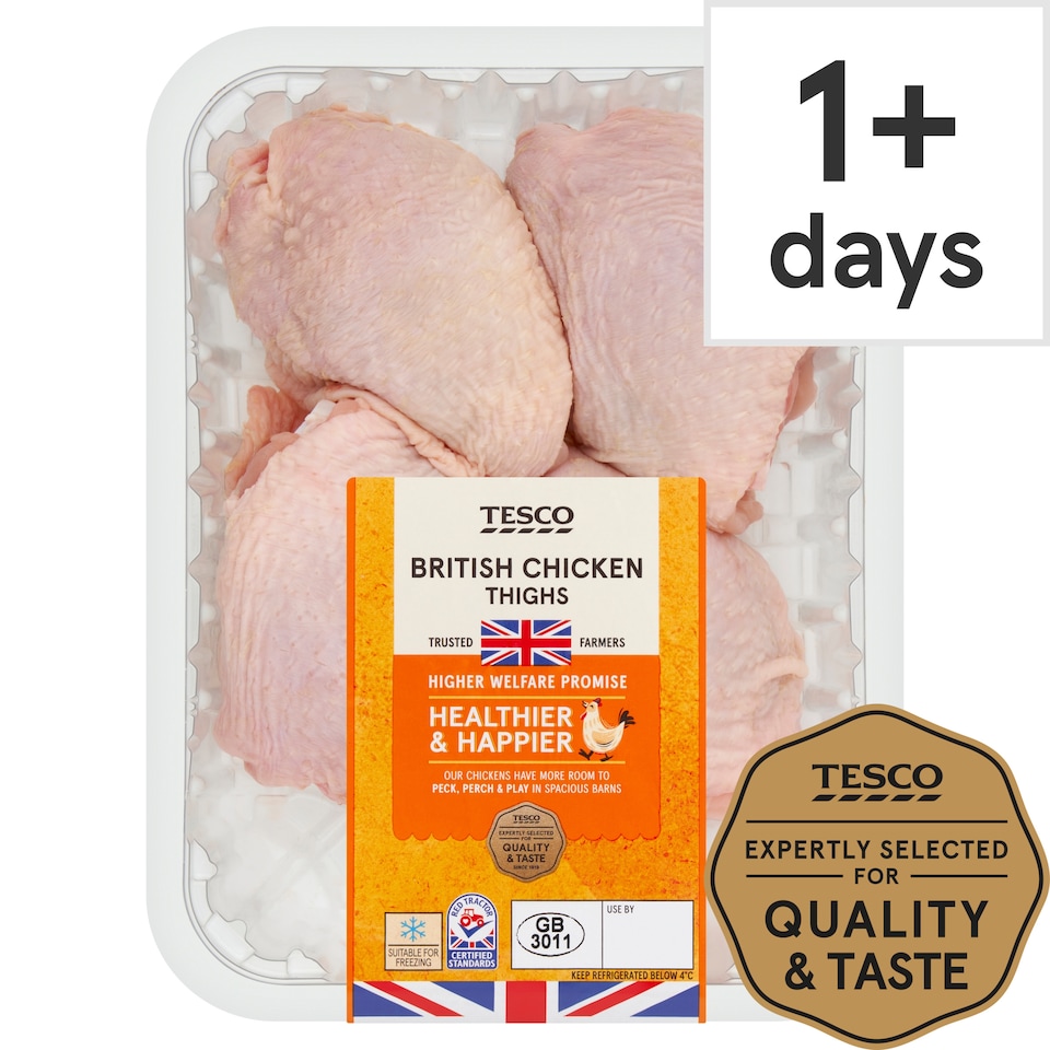 Tesco British Chicken Thighs 600G (C)