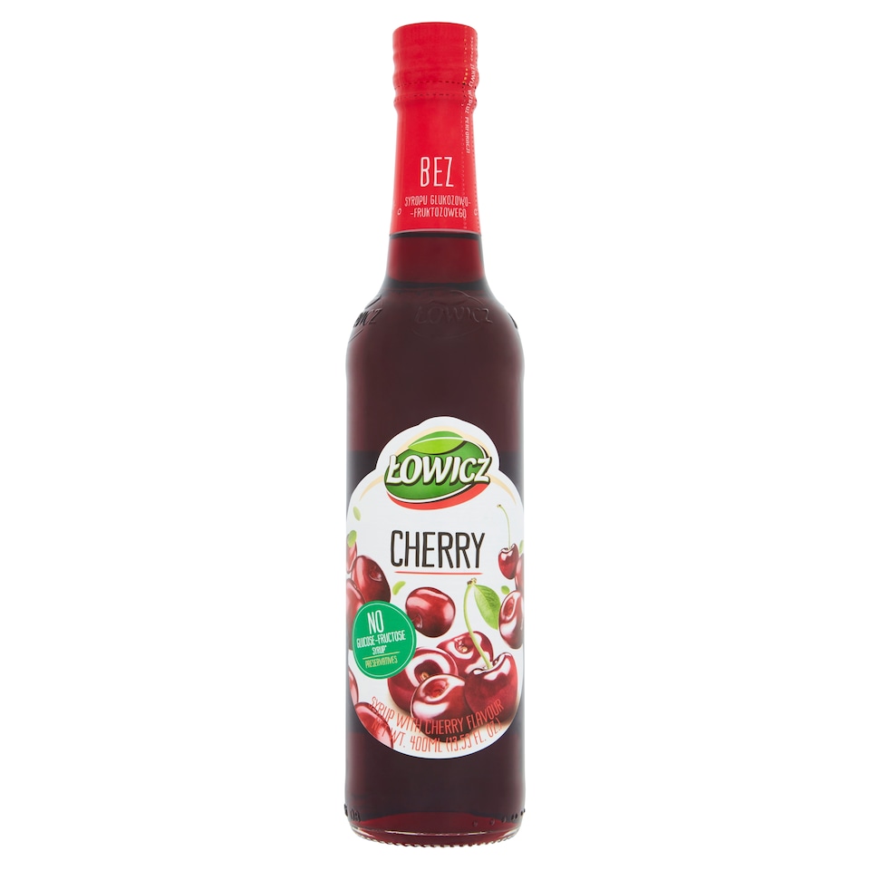 Lowicz Syrup Cherry Flavour 400Ml