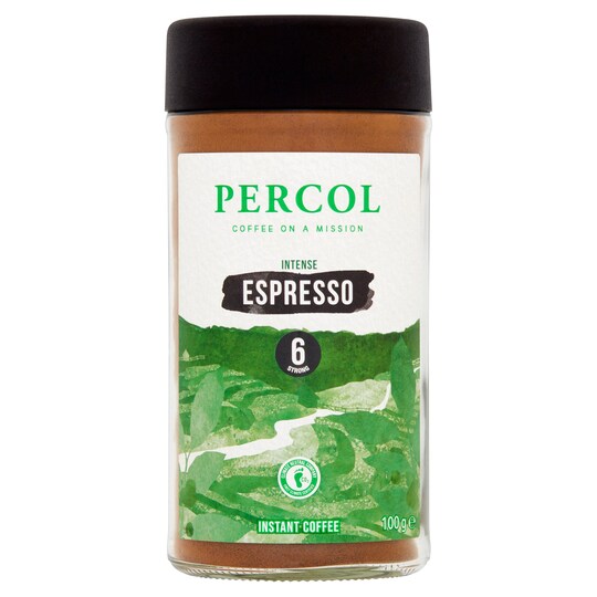 Percol Black And Beyond Espresso Instant Coffee 100G Tesco Groceries