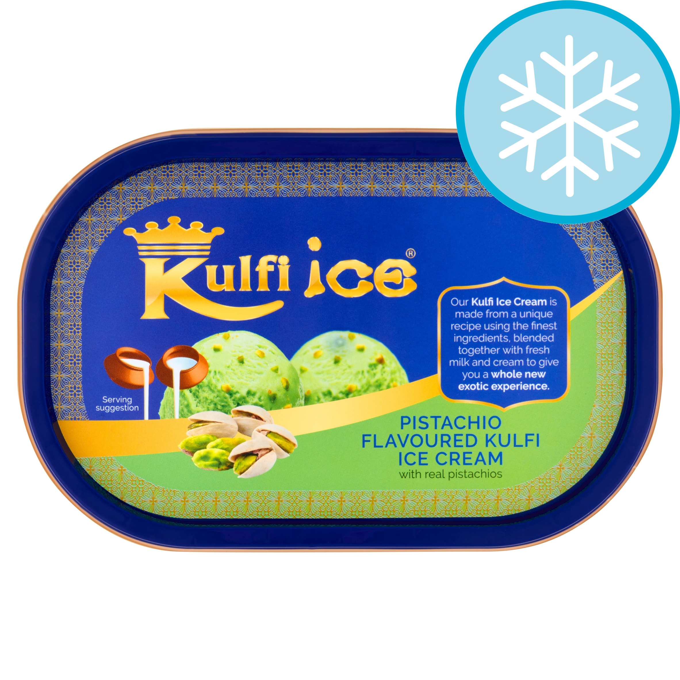 Kulfi Ice Pistachio Flavoured Kulfi Ice Cream 1L