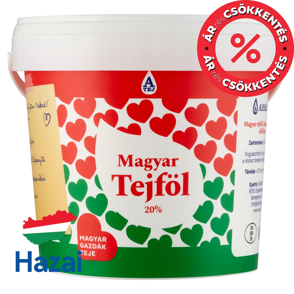Magyar Tejföl 20%-os tejföl 800 g   1. kép