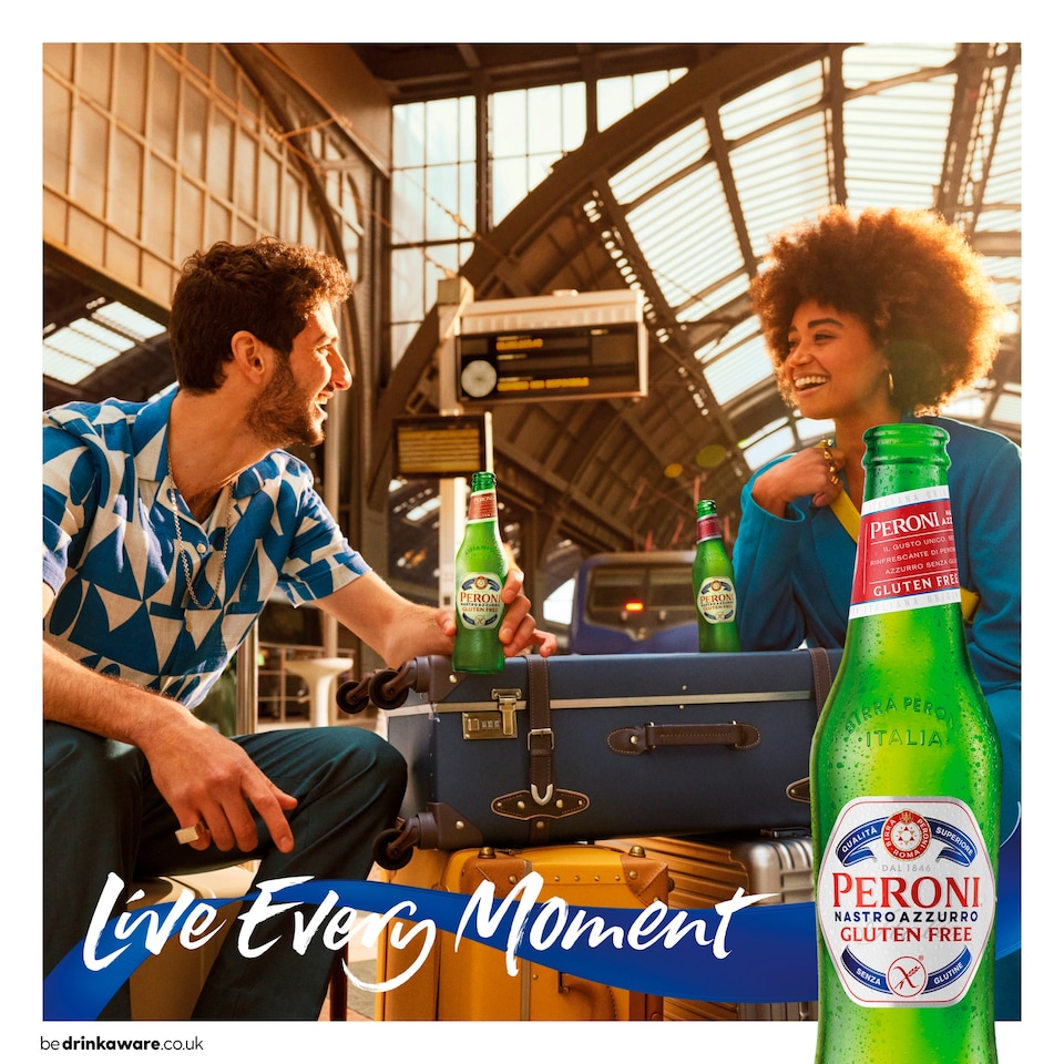 image 1 of Peroni Nastro Azzurro Gluten Free Beer Bottles 12x330ml