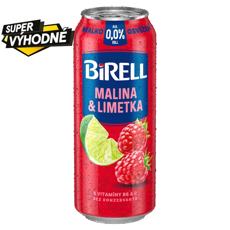 Obrázek 1 pro produkt Birell Malina & limetka 0,5l