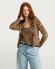 image 3 of F&F 2 in 1 Leopard Print Vest and Cardigan in Multi Brown