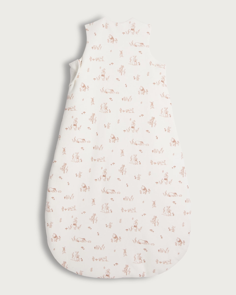 image 1 of Disney Winnie the Pooh Pure Cotton 2.5 Tog Sleeping Bag in White