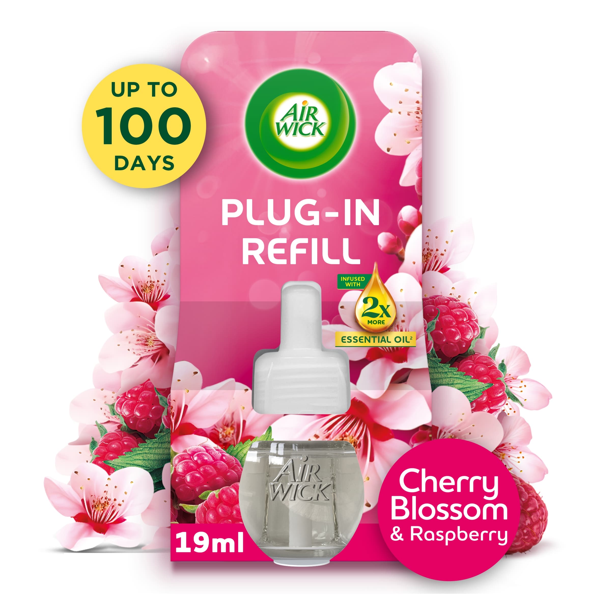 Air Wick Plug-In Refill Cherry Blossom & Raspberry Air Freshener 19ml