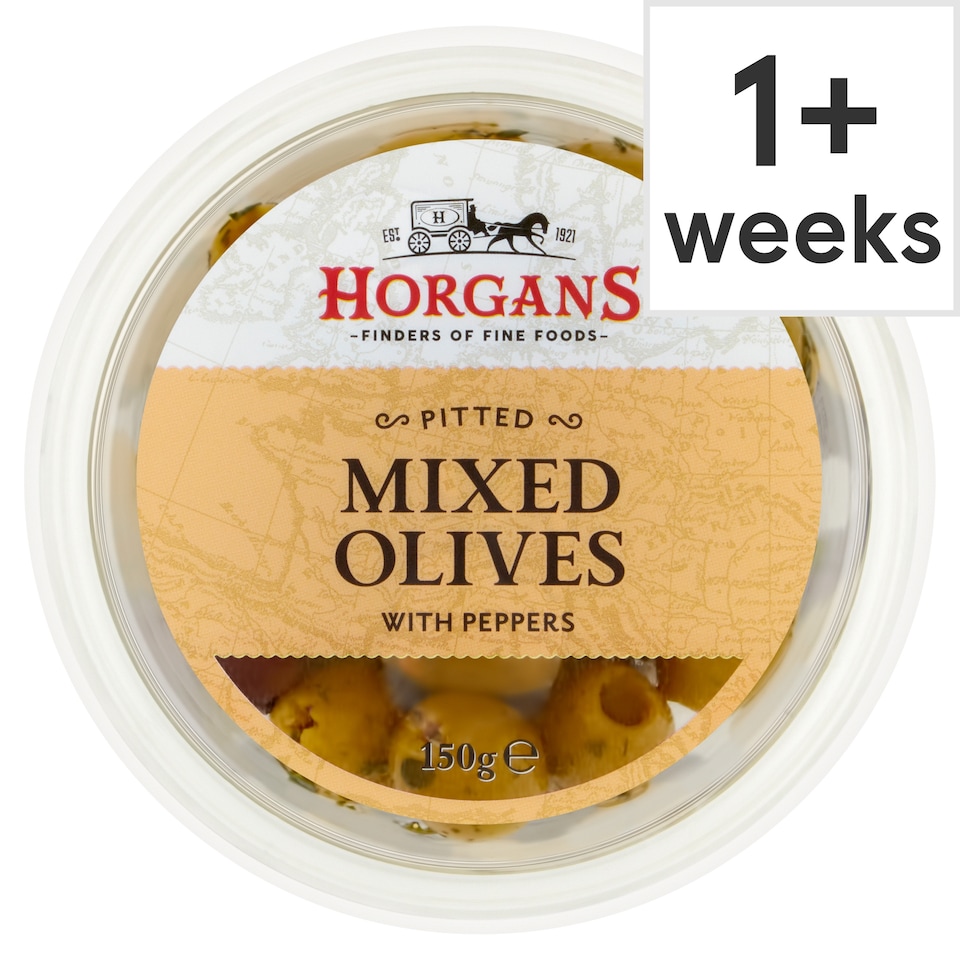 Horgans Mixed Green And Black Olives 150G