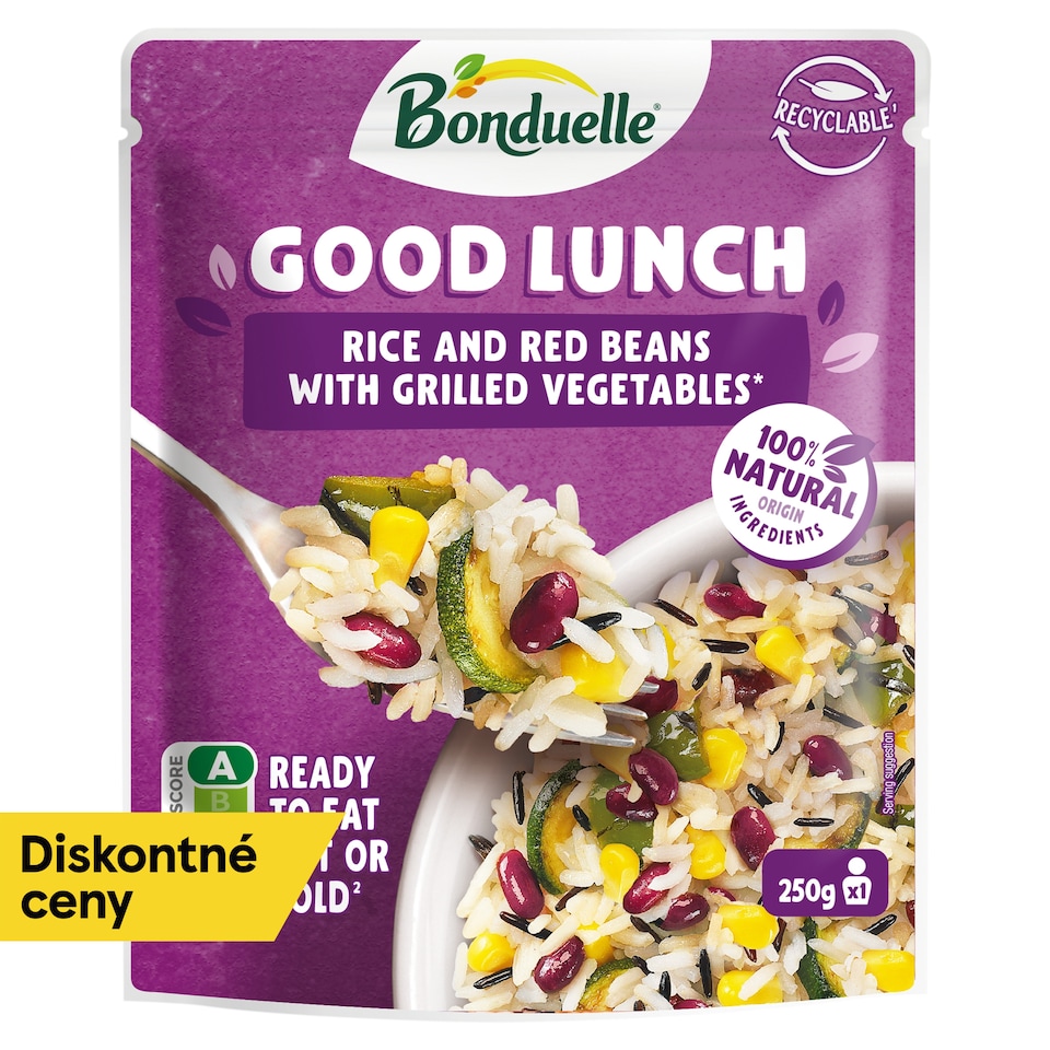 Bonduelle Good Lunch Rice and Red Beans with Grilled Vegetables 250 g
