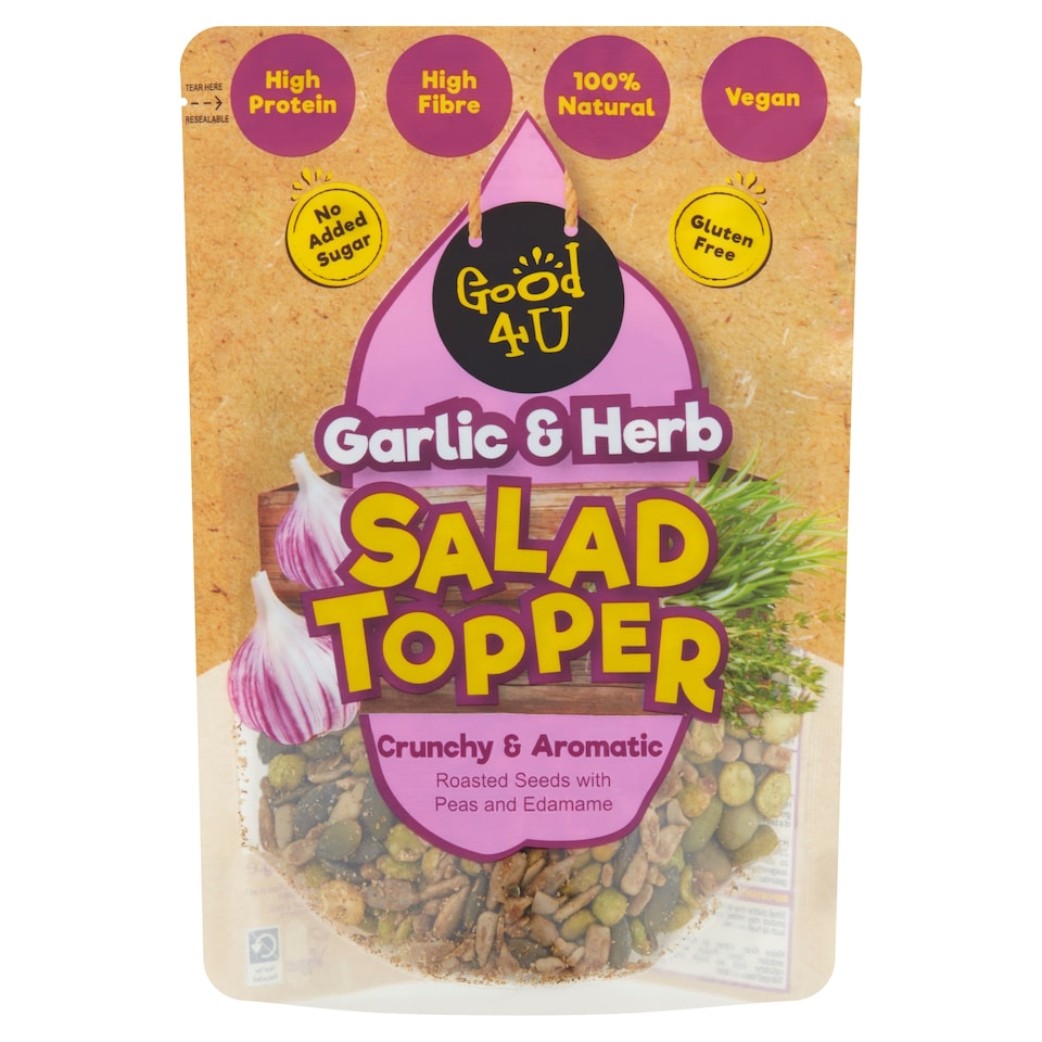 image 1 of Good4U Garlic & Herb Salad Topper 125g
