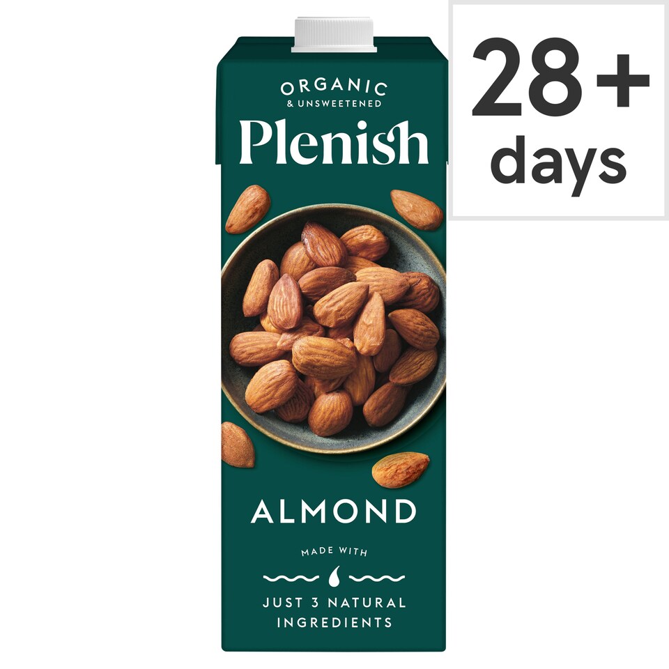 Plenish Organic Almond Dairy Alternative Chilled 1L Tesco Groceries