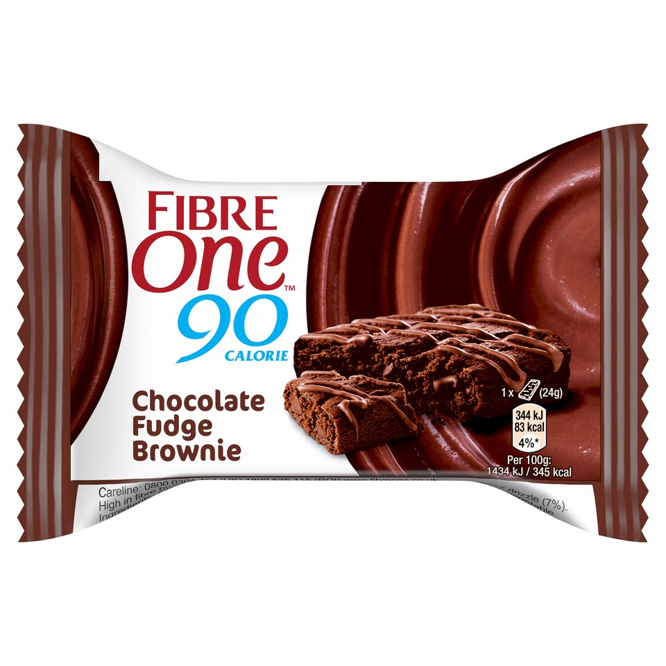 Fibre One Chocolate Fudge Brownie 24G