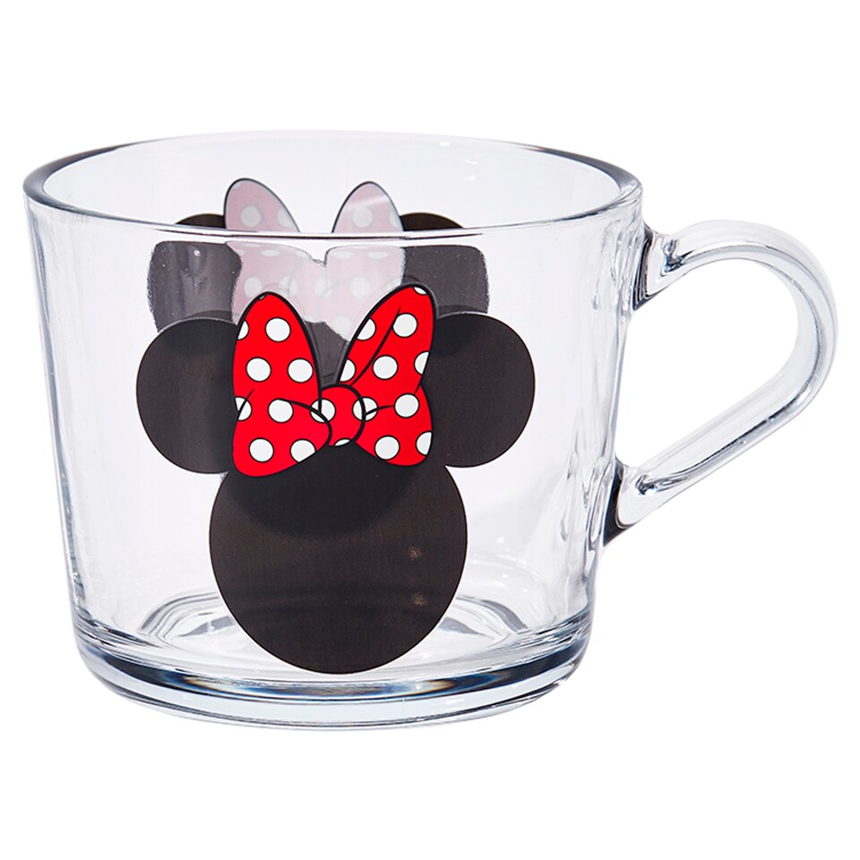 Tesco Disney Minnie glass mug